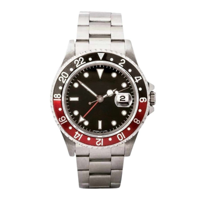 World Explorer GMT 40 – Black Dial | Steel Bracelet