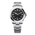 Aero Pilot 40 – Black Dial | Steel Bracelet