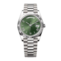 Executive Calendar 40 – Green Dial | Silver Tone Bracelet