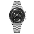 Racing Chrono Pro – Black Dial | Steel Bracelet