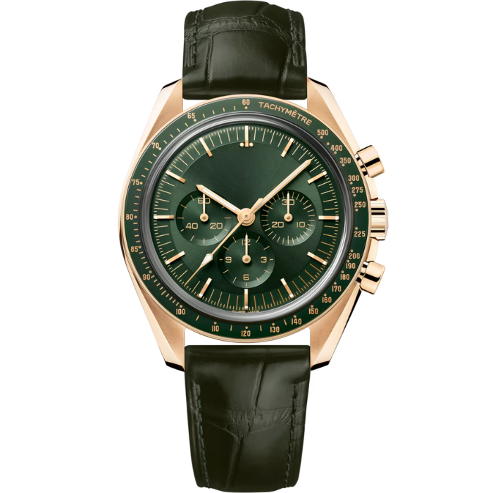 Racing Chrono Pro – Green Dial | Brown Leather Strap