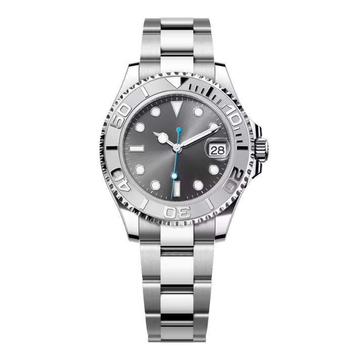 Ocean Master 37 – Rhodium Dial | Steel Bracelet