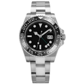 World Explorer GMT 40 – Black Dial | Steel Jubilee Bracelet
