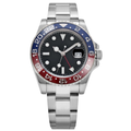 World Explorer GMT 40 – Black Dial | Steel Bracelet