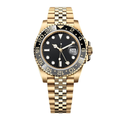 World Explorer GMT 40 – Black Dial | Gold Tone Jubilee Bracelet