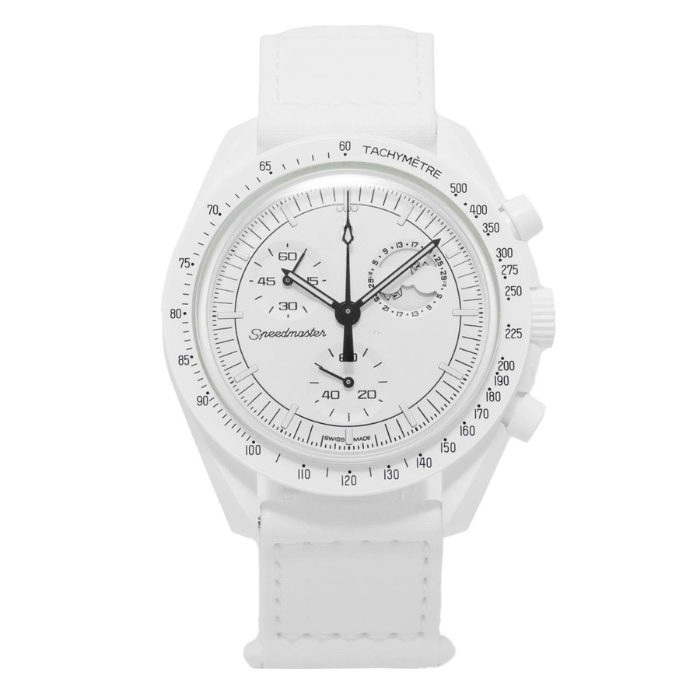 Celestial Chrono – White Moon Edition | White Strap