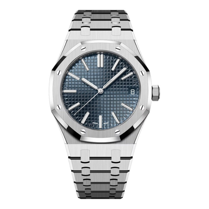 Octagon Classic 41 – Midnight Blue Dial | Steel Bracelet