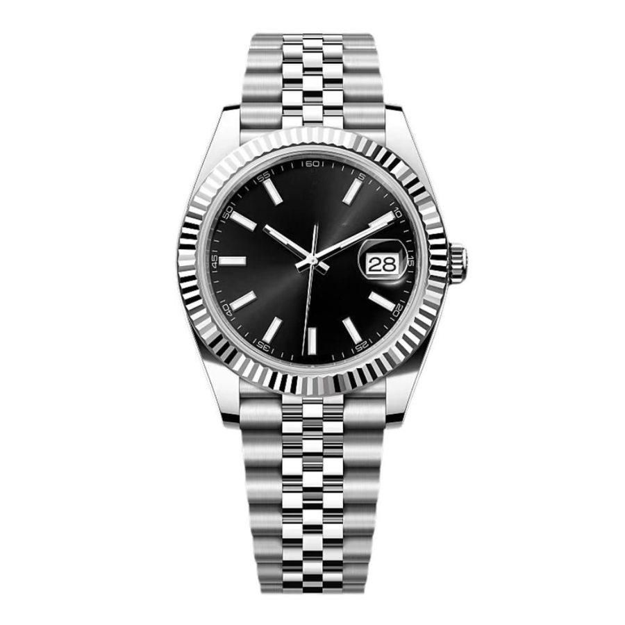 Classic Date 41 – Black Dial | Stainless Steel Jubilee Bracelet