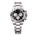 Speed Racing Chrono 40 – Black Dial | Silver Tone Case