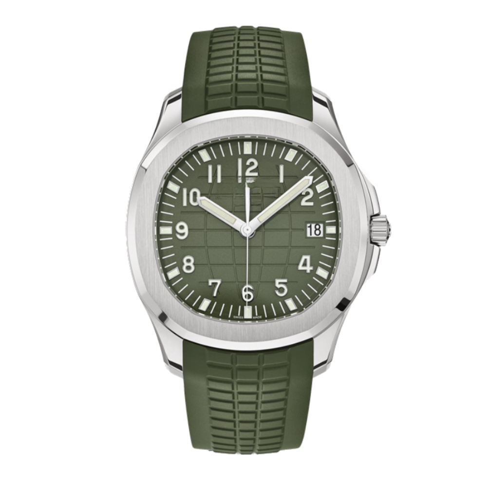 Aqua Sport Classic – Green Dial | Green Rubber Strap