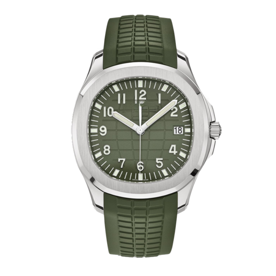 Aqua Sport Classic – Green Dial | Green Rubber Strap