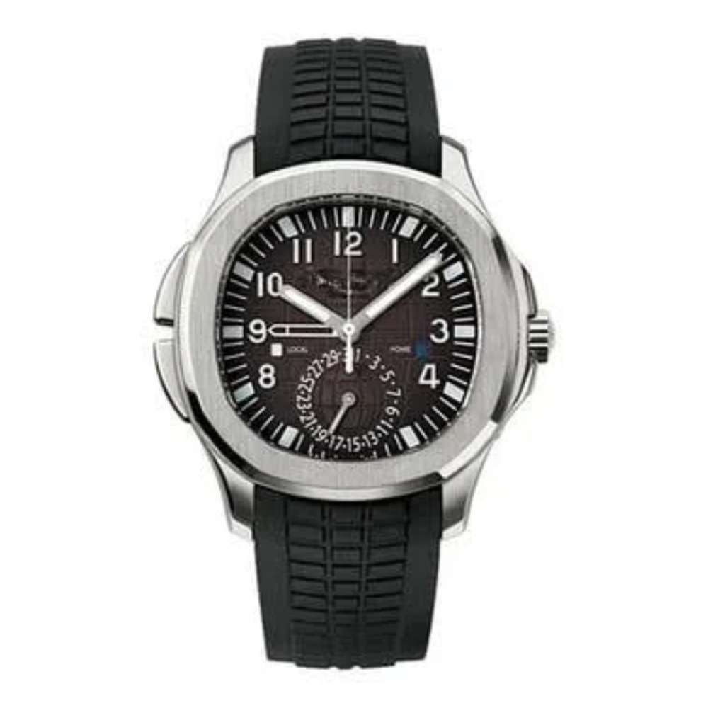 Aqua Sport Travel – Black Dial | Black Rubber Strap