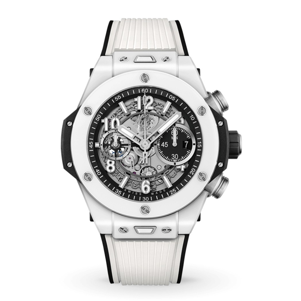Fusion Sport Skeleton – White & Black Edition | White Strap